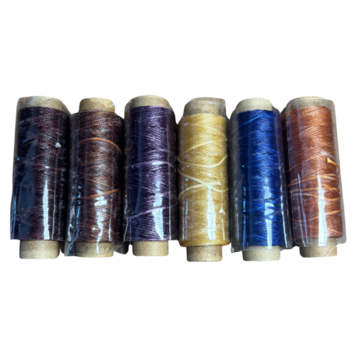 Fils ciré Couture Main 1mm / 50m KIT12