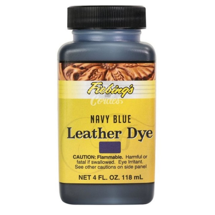 Leather Dye Bleu marine/Navy Blue Fiebing's