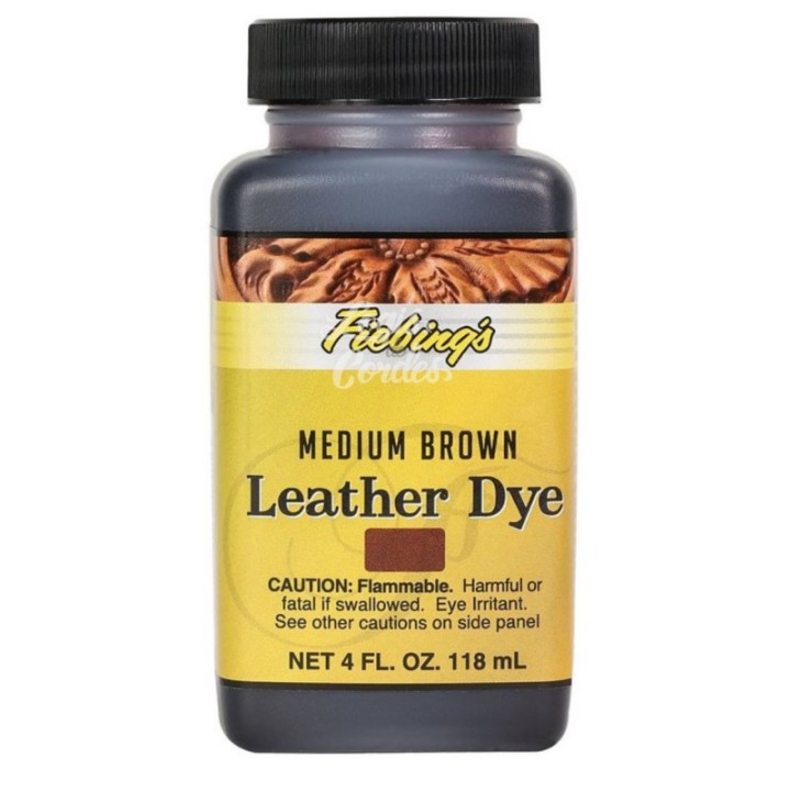 Leather Dye Marron moyen/Medium brown Fiebing's