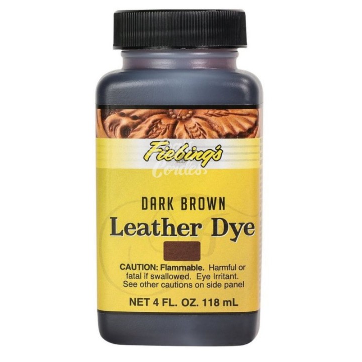 Leather Dye Marron foncé/Dark brown Fiebing's