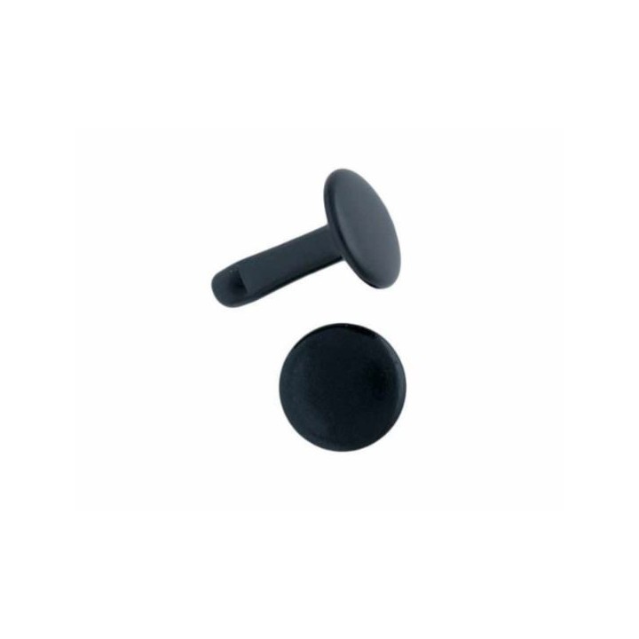Double Cap Rivets Solid Brass