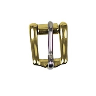 Boucle Laiton Doré / Golden Ardillon Inox Rouleau Rectangulaire