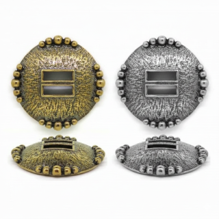 conchos 38mm surface rugueuse slotted