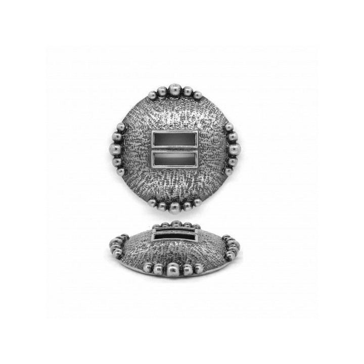 conchos 38mm surface rugueuse slotted