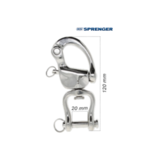 MOUSQUETONS ATTELAGE HS SPRENGER Breveté - Acier inoxydable