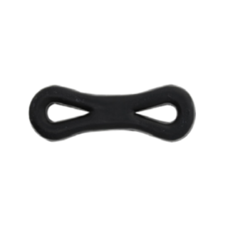 Huit caoutchouc Noir