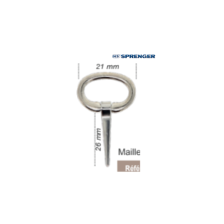 Crampon de martingale HS SPRENGER Maillechort