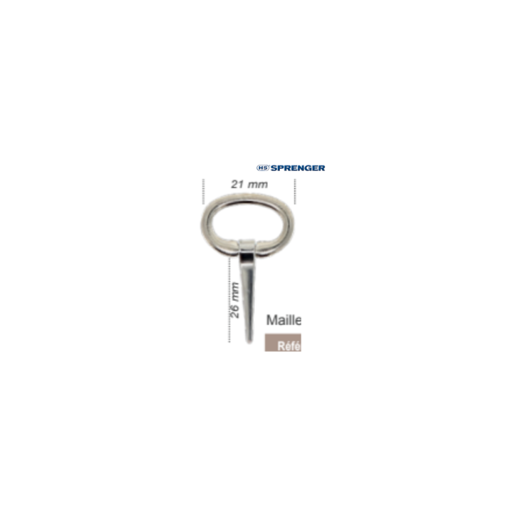 Crampon de martingale HS SPRENGER Maillechort