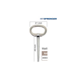 Crampon de martingale HS SPRENGER Maillechort