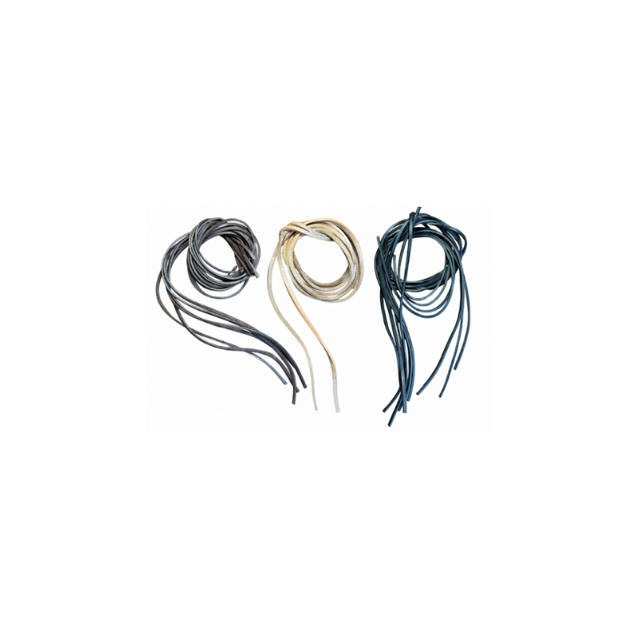 LACET EN CUIR PLAT