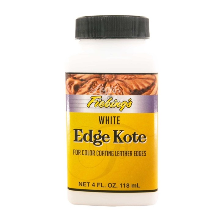 Fiebing's Edge Kote 4OZ Blanc/White