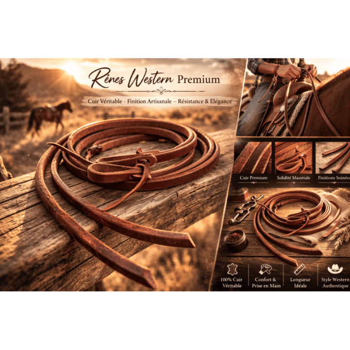 Paire de rênes Harness 16MM