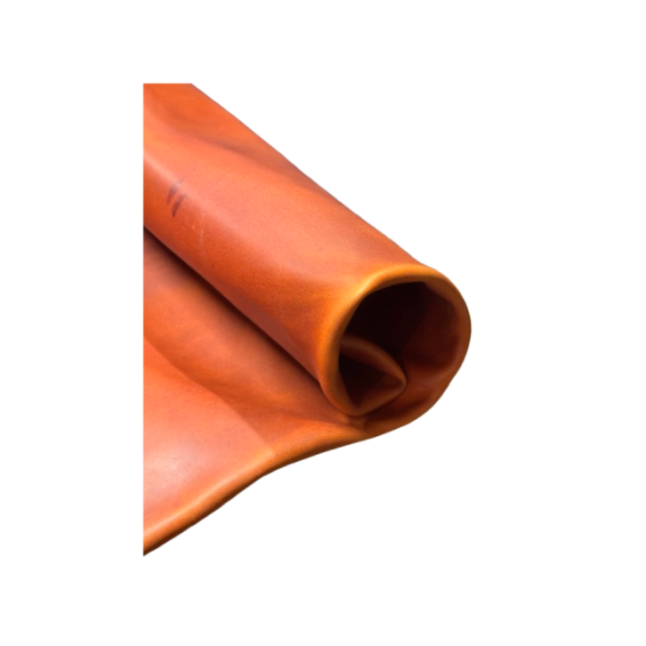 Cuir de veau graissé 0.6mm-1mm Marron