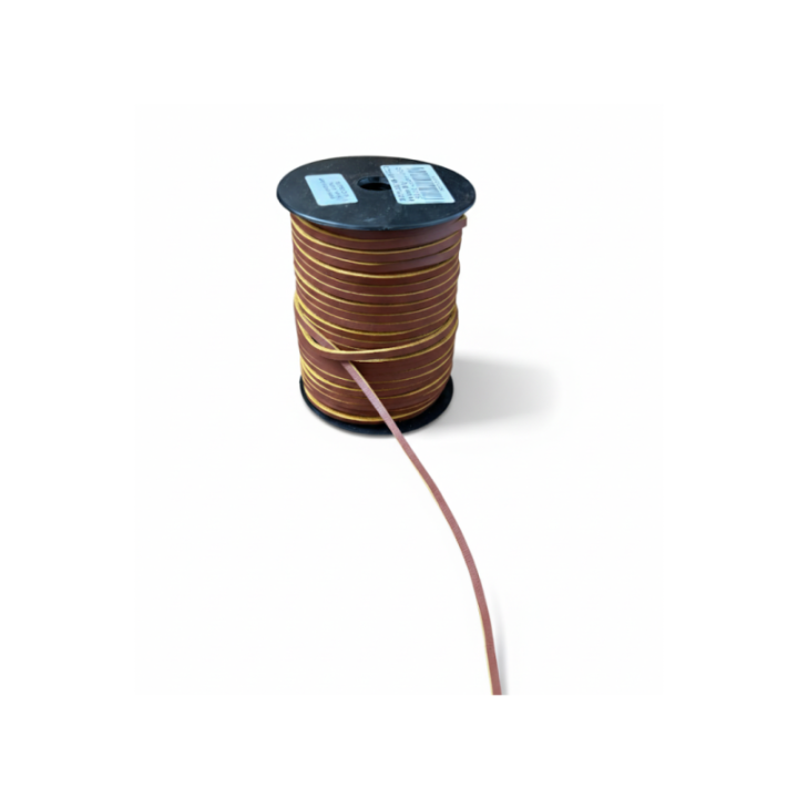 LACET PLAT EN CUIR 3.5mm (50M)